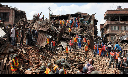 Más de 8.500 muertos a causa de terremotos en Nepal